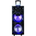 thumbnail image 2 of Naxa Dual 10 Inch Portable DJ/PA Speaker Stack with BT and Disco Dome Light, 2 of 2