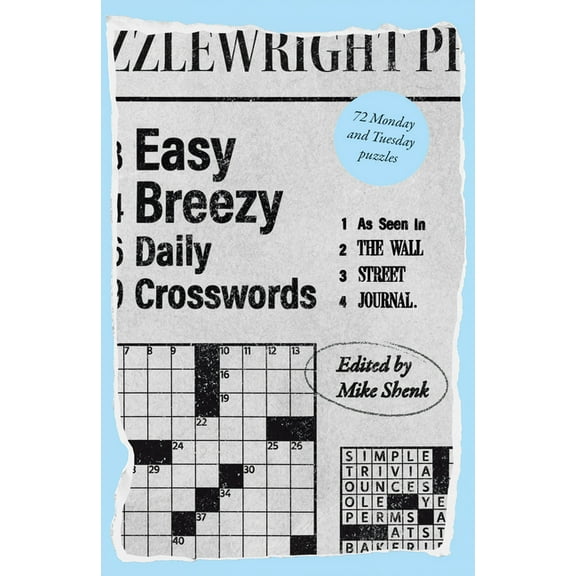 Wall Street Journal Crosswords Easy Breezy Daily Crosswords: As Seen in the Wall Street Journal, (Paperback)