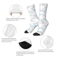 thumbnail image 3 of Rocae Rabbit And Star for Adult Socks Casual Athletic Stretchy Loose Socks for Women Men Non-Slip Middle Tube Socks, 3 of 6