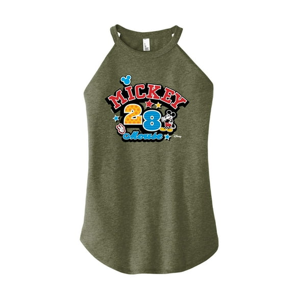 Disney - Mickey Mouse - All Star on Mickey's Team - Juniors High Neck Tank Top
