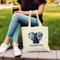 thumbnail image 3 of Scottish Terrier Proud Dad Happy Father's Day Canvas Tote Bag Scottie Dog Lover Gifts Reusable Shopping Grocery Bag - 02008, 3 of 5