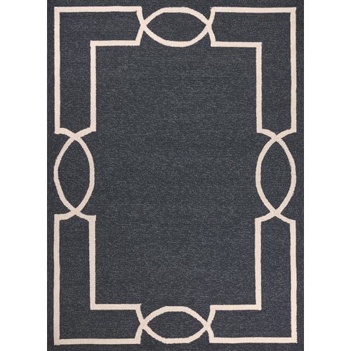 Libby Langdon Hamptons Madison Hand-Hooked Onyx Indoor/Outdoor Area Rug