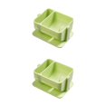 thumbnail image 1 of ZheElen Support d'Éponge de Maquillage Mural Porte-Soupape Autocollant Vert 2Set, 1 of 6