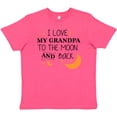 thumbnail image 3 of Inktastic I Love My Grandpa To The Moon and Back Youth T-Shirt, 3 of 5