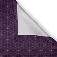 thumbnail image 5 of Ambesonne Eggplant Grommet Curtain, Swirl Leaf Details, 50" x 108", Eggplant Purple, 5 of 6