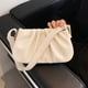 thumbnail image 4 of Bolso Hombro Mujer PU Correa Ajustable Plisado Hobo Sling Bag, 4 of 9