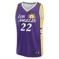 thumbnail image 2 of Unisex Fanatics Cameron Brink Purple Los Angeles Sparks Explorer Edition Fast Break Replica Jersey, 2 of 3