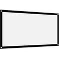 thumbnail image 3 of ZOUSSIQI 40 Inch Projection,16:9 Thicken Portable Non Crease Soft White Polyester Projector Curtain Projection Screen (60inch) CA919-51436, 3 of 8