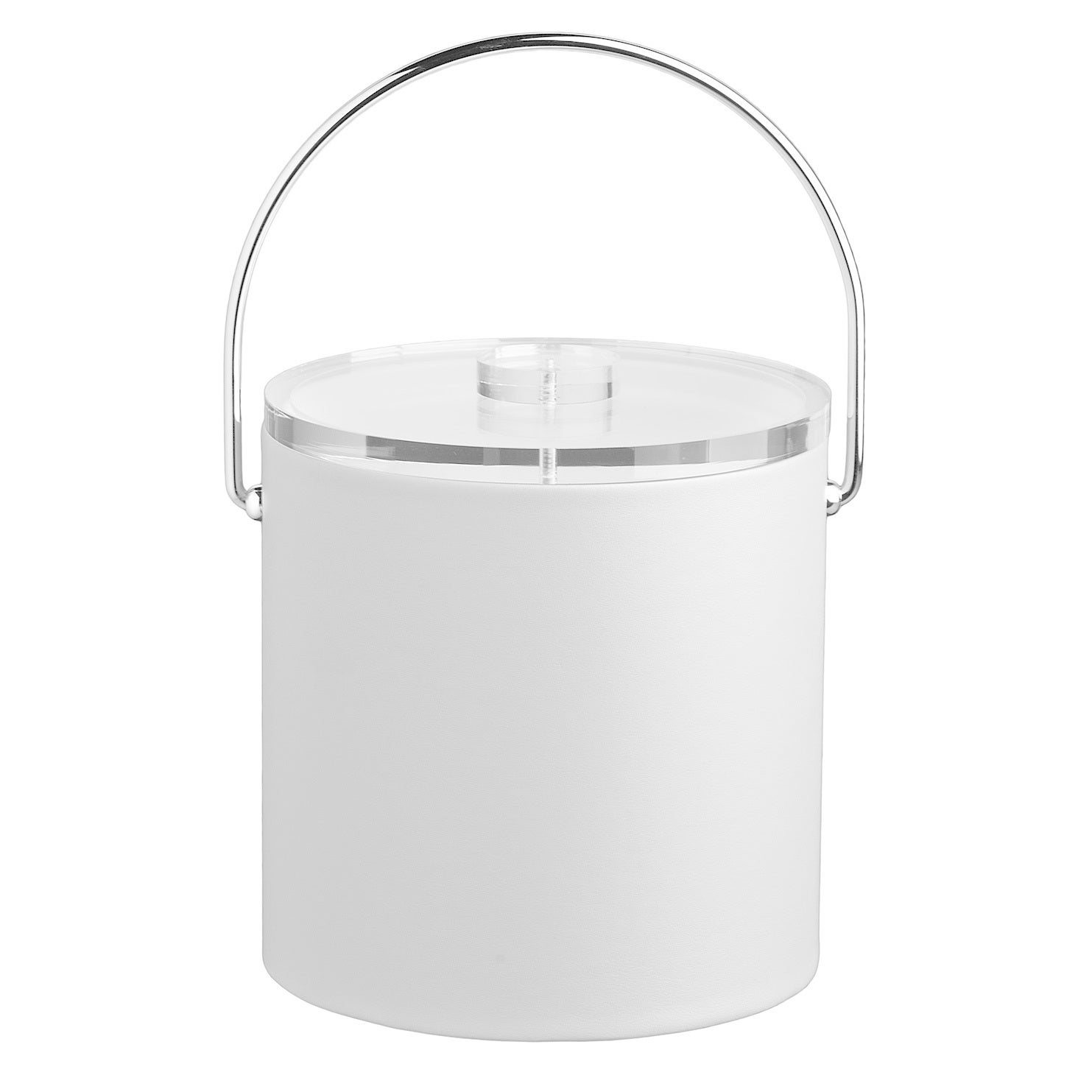 Kraftware 51862 3 qt. Contempo Ice Bucket with Thick Lucite&#44; Bale Handle & No Trim&#44; Black - image 3 of 4