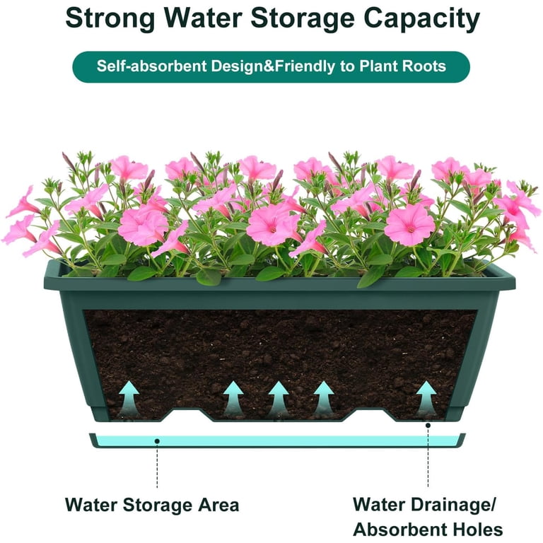 Adjustable Railing Planter Boxes