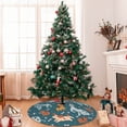 thumbnail image 7 of Sikiie Dogs 30-48 inches {designName} Print Christmas Tree Skirt Snowman Xmas Tree Skirt with Edge Christmas Decorations for Holiday Party-48", 7 of 7