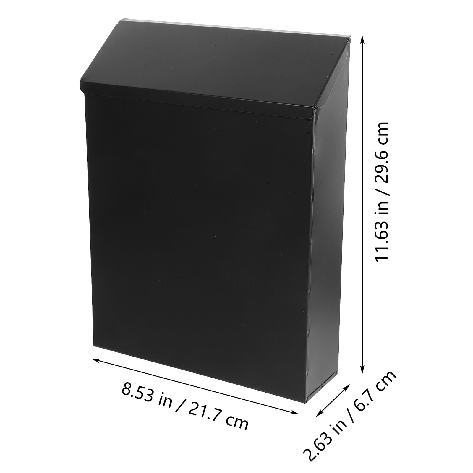 Wall Mount Mailbox Post Box Outdoor Suggestion Box House Outside Mounted Mailbox