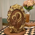 thumbnail image 4 of St. Joseph Wood Carved Religious Icon Christian Gift Wall Hanging Art Gift Gift for Dad, 4 of 5