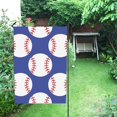 thumbnail image 3 of MKHERT Baseball Garden Flag Banner Decorative Flag for Wedding Party Yard Home Outdoor Decor 12x18 inch, 3 of 3