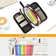 thumbnail image 5 of FORMRS Pencil Case with 3 Compartments Zipper Pouch, Elementary School Level and up, White Chocolate Cakes, 5 of 8