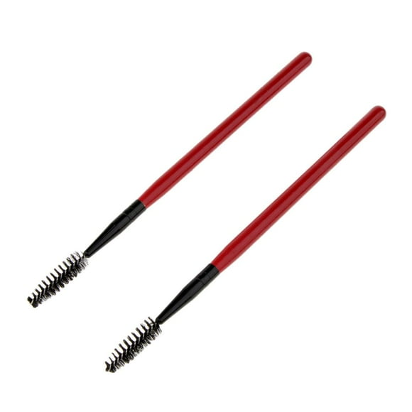 2 Pedazos Varilla de de Pestañas, Herramientas de Maquillaje de Belleza rojo