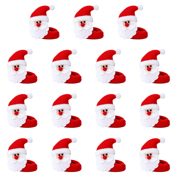 Navideña para Mesa Navidad Funda Barba Larga Papá Noel Copa Vino (Papá Noel)