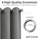 thumbnail image 5 of Juego de cortinas opacas Joydeco, 213 cm de longitud, 2 paneles, 5 of 6