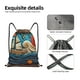 thumbnail image 4 of Fotbe Whimsical Sailboat Ocean Art Bolsa Mochila con Cordón Estampada, Bolsa de Gimnasio Deportiva, Bolsa Cinch, Bolsa con Cordón para Hombres y Mujeres-Medium, 4 of 6
