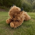 thumbnail image 3 of Highland Cow Plush Toy Cute Yak Doll with Long Fluffy Hair Soft Stuffed Animal Gift for Kids Adults Cow Lovers, 3 of 7