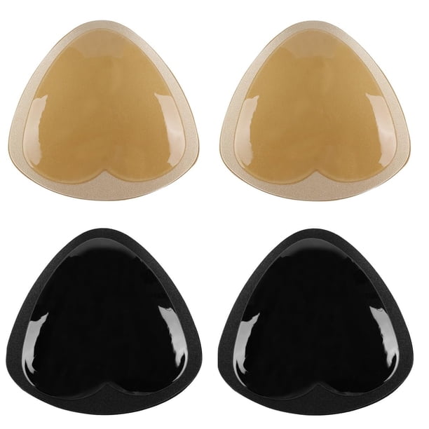 Insertos adhesivos de doble cara para sujetador - Almohadillas autoadhesivas Almohadilla para sujetador Insertos para sujetador Almohadilla push-up de silicona impermeable...