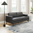 thumbnail image 5 of Decade Sofa Modern Design Durable Vinyl Comfortable Powder Coated Steel Legs, 5 of 11