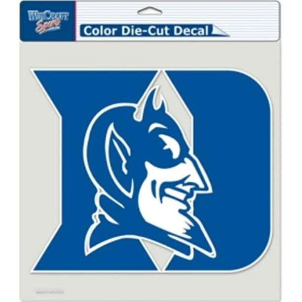 Duke Bleu Diables Die-Cut Autocollant - 8 "x8" Couleur