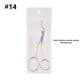 thumbnail image 1 of Fiudx Tijeras para Cejas, Recortador de Precisión de Acero Inoxidable, Mango Ergonómico Antideslizante, Diseño de Peine Protector, Perfectas para Dar Forma a Los Esfuerzos de Cuidado Personal, Regalo, 1 of 3