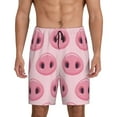 thumbnail image 3 of Lsque Pig Nose Mens Sleep Pajama Shorts,Short Pajama Pants, Cotton Ultra-Soft Knit-Large, 3 of 9