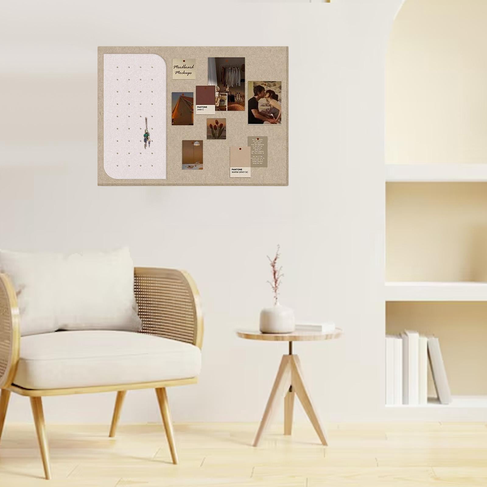 TISHITA Cork Bulletin Board Wall Decor Cork Board for Memo Notes Office Home Kitchen 40x60