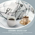 thumbnail image 2 of Sauce Container Sauce Boat Ceramic Milk Sauce Cup Ceramic Gravy Boat Gravy Container, 2 of 9