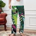 thumbnail image 3 of Rick And Morty Pajamas Pants 3D Printing Wide Leg PJ Pant Loungewear Casual Comfy Sleepwear Lounge Pants for Men Women3XL, 3 of 9