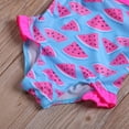 thumbnail image 6 of FRSASU Toddler Kids Baby Girls Summer Sleeveless Watermelon Print One-Piece Swimsuit, 6 of 9