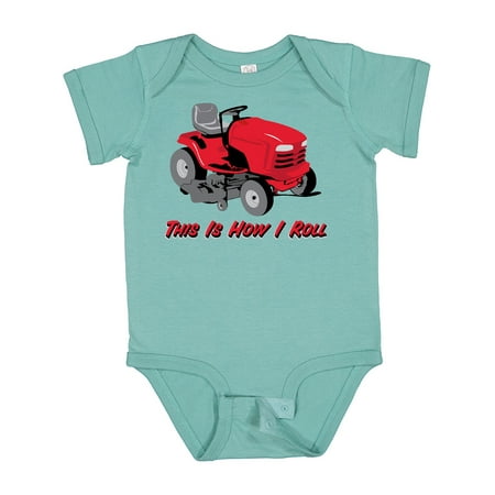 

Inktastic This is How I Roll Mower Gift Baby Boy or Baby Girl Bodysuit
