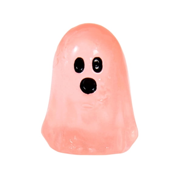 3 Pack Mini Glow In The Dark Ghost Figurines, Resin Spooky Ghost Statues, Halloween Ghost Tabletop Ornaments for Party Home Decor
