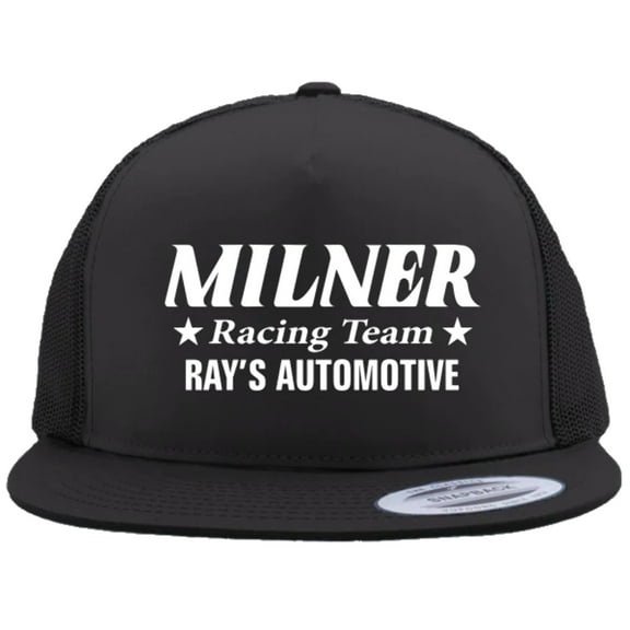 MILNER RACING TEAM/ American Graffiti Flat Bill Truckers Hat Hot Rods Drag Racing