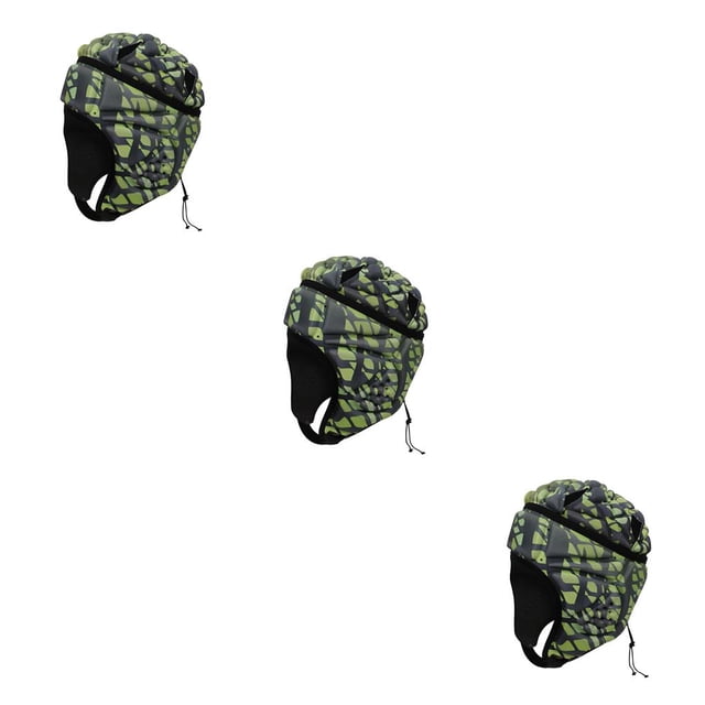 Soidarity EVA portero Rugby fútbol fútbol casco Rugby sombrero cabeza Protector guardia verde Type1 NO1