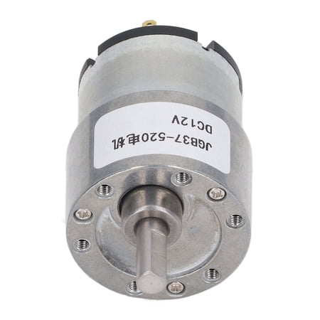 Less Sound Motor Gear Reduction Motor, Low Noise Brass Coil DC Geared Motor DC12V Less ...