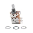 thumbnail image 5 of Musiclily Basic B500K Metric Coarse 18-Spline Split Short Shaft Pots Push/Pull Linear Taper Potentiometers for Electric Guitar Bass (Set of 2), 5 of 5