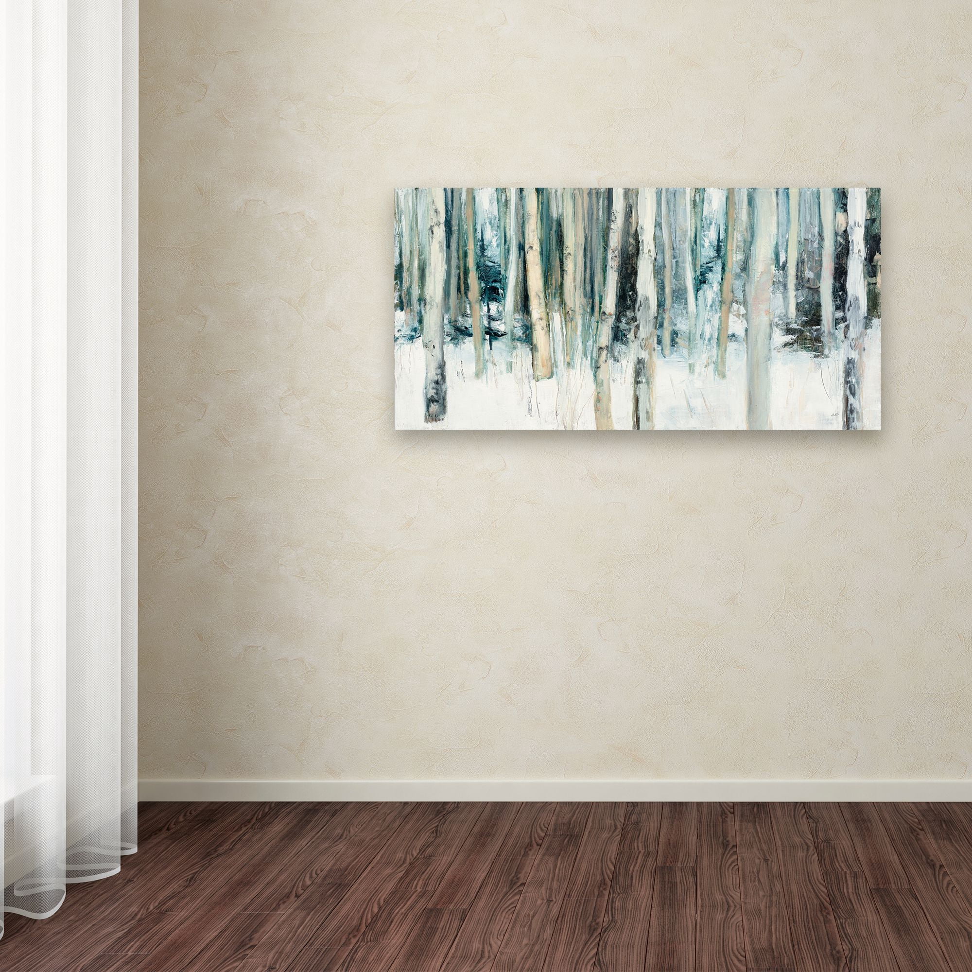 Trademark Fine Art 'Winter Woods III' Canvas Art by Julia Purinton