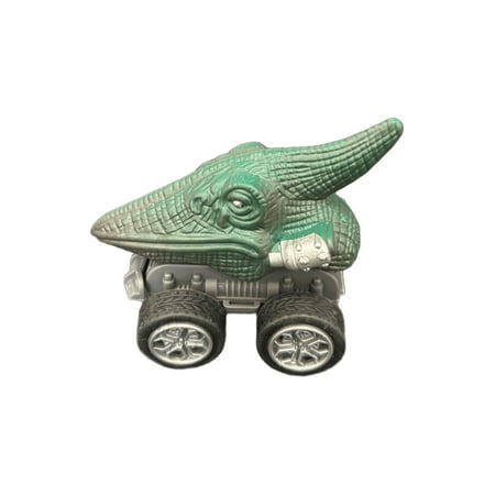 Dino Truck, Pull Back Dinosaur Truck for Kids, Perfect for Racing, Playtime, Birthday Gifts, Party Favors, Everyday Fun, Pull It Back, Watch Them Zoom Forward to Delight Young Dino Enthusiasts, Green