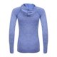 thumbnail image 2 of Tombo  - Sudadera sin costuras para mujer (Azul Jaspeado), 2 of 2