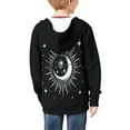 thumbnail image 3 of DISNIMO Sun Moon Hoodie Boys Zip Up Hoodie Kids Galaxy Hoodies for Boys Graphic Sweatshirt Jacket Boys Zip Hooded Sweatshirts 8-10 Boys Black Hoodie Jackets Children Outfits Fall Girls, 3 of 7