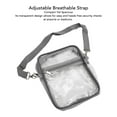 thumbnail image 3 of Bandolera Mensajero Impermeable de PVC Transparente Bolso de Hombro con Correa Ajustable para el Trabajo Gimnasio Playa Aeropuerto Viajes ANGGREK Otros, 3 of 8