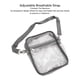 thumbnail image 3 of Bolsa de mensajero transparente de PVC con cremallera transparente impermeable ANGGREK  Otros, 3 of 8
