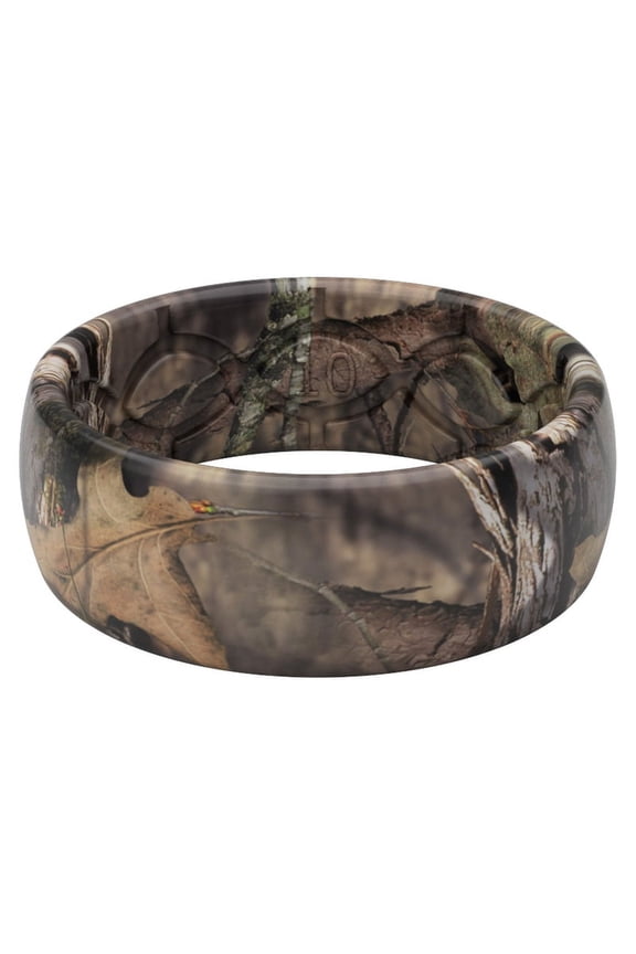 Mossy Oak Unisex Original Camo Round Brown Ring Silicone Water Resistant Size 10
