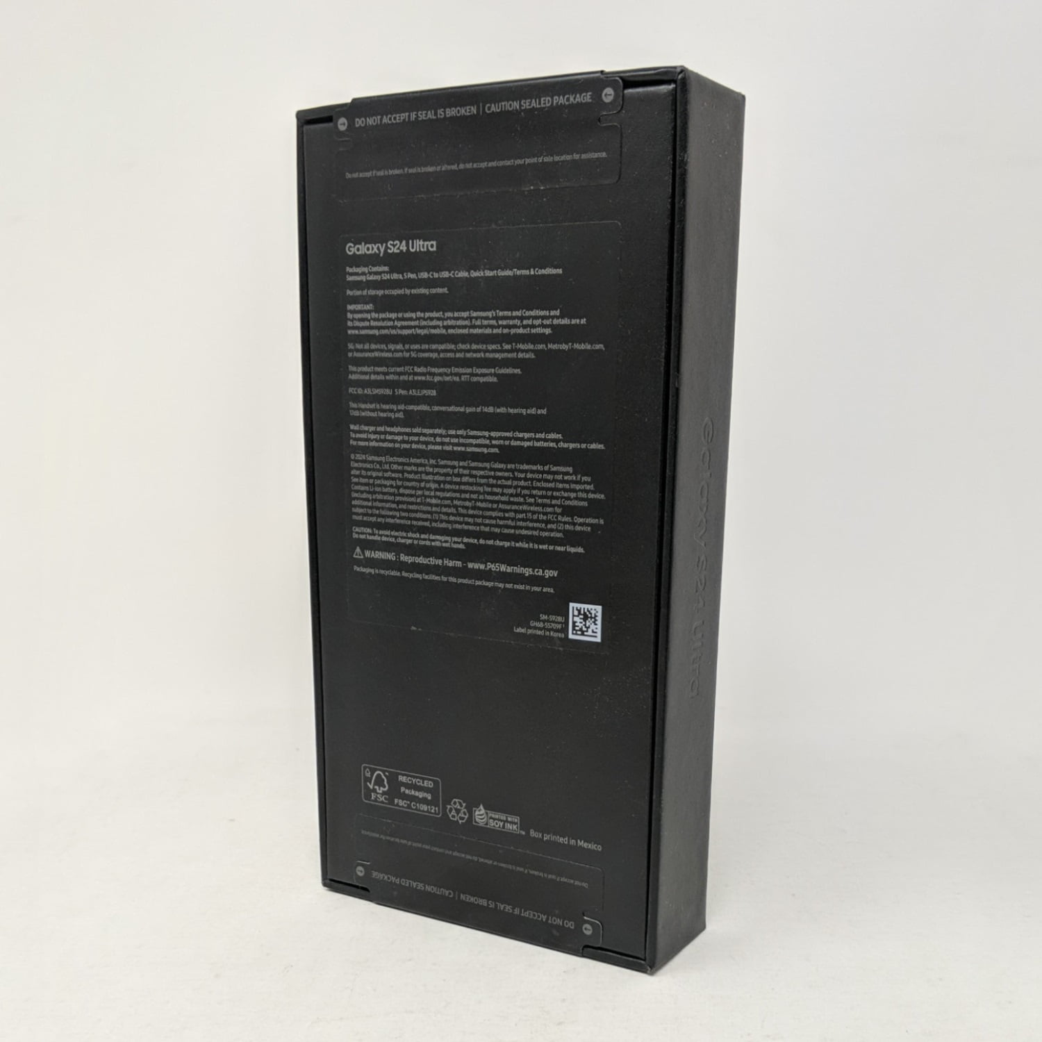 Galaxy S24 Ultra 5G 256GB T-Mobile SM-S928U 6.8" 12GB RAM Smartphone By Samsung - Titanium Black