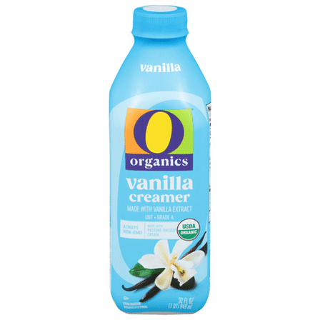 O O Organic Vanilla Creamer Non-Dairy USDA Organic Vegan 32 fl oz