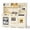 Beige, variant on AILEEKISS Kids Toy Kitchen for Children, Pretend Kids Play Kitchen Set with Cooking Accessories, Black
