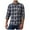 Navy, variant on Mans Long Sleeve Shirt, Snap Buttons Flannel Shirts for Men Regular Fit Mens Long Sleeve Shirt